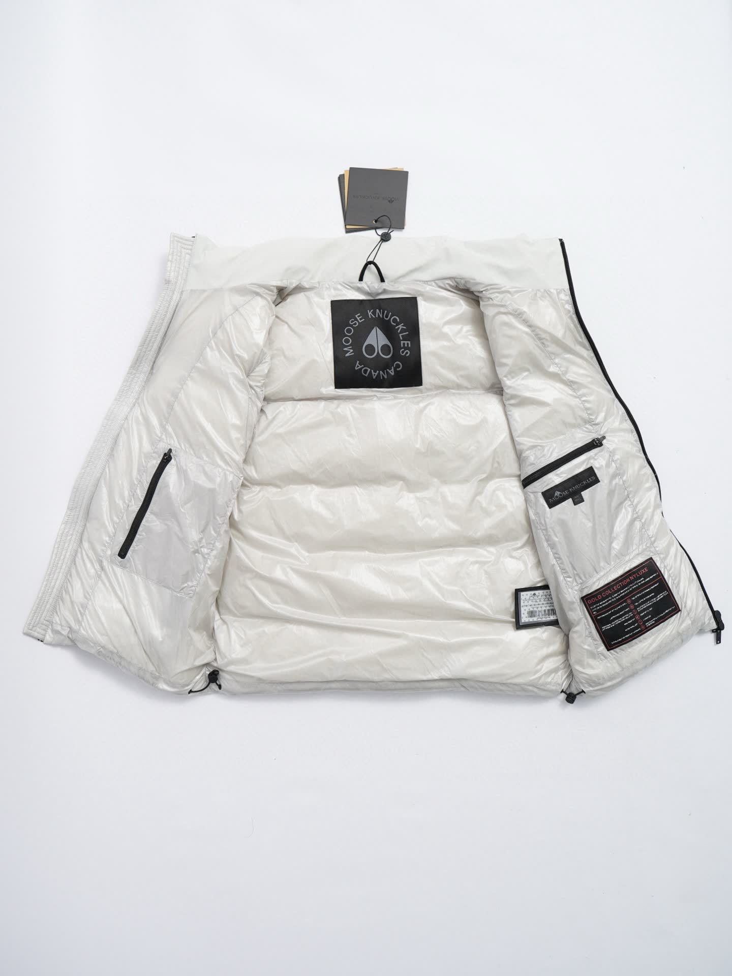 Moose Knuckles Gold Collection Nyluxe Down Vest Moose Knuckles Gold Collection Nyluxe Down Vest